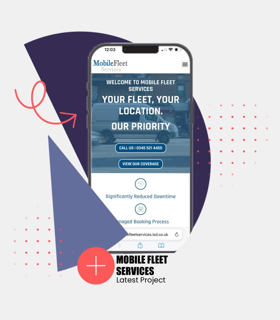 web deisgn for Mobile Fleet Services